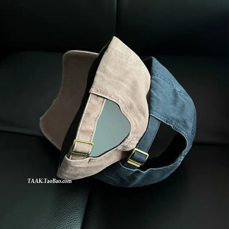 Women Distressed Baseball Caps with Duckbill Design — feature 14