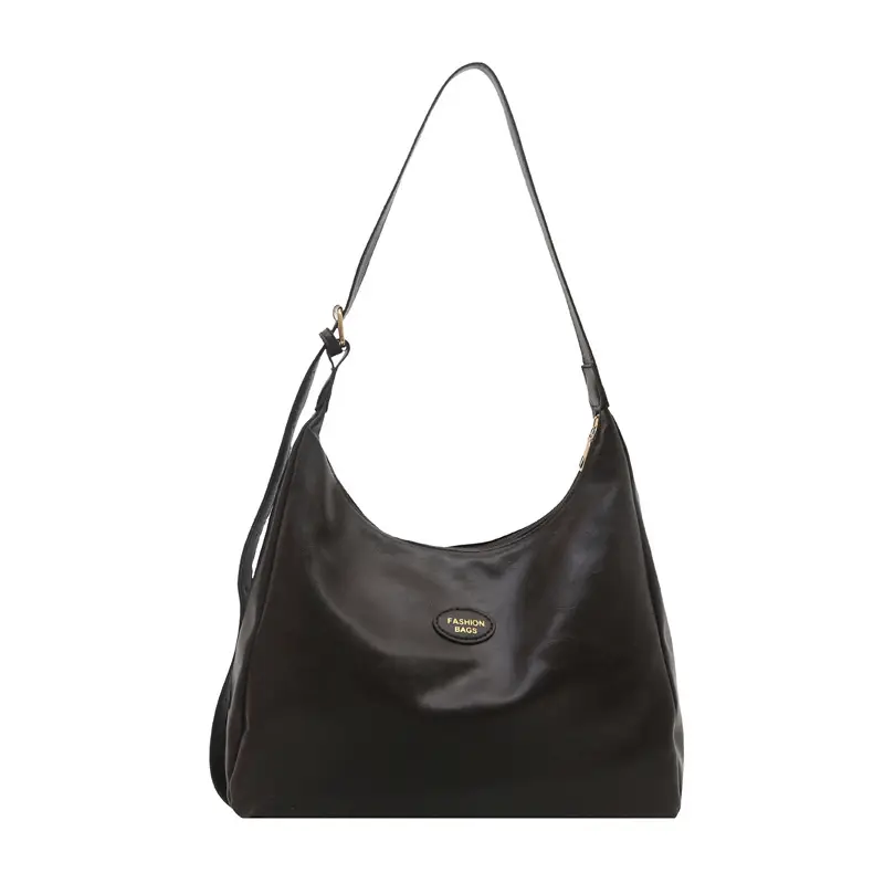 Black Leather Shoulder Bag for Women 2026 - Image 2