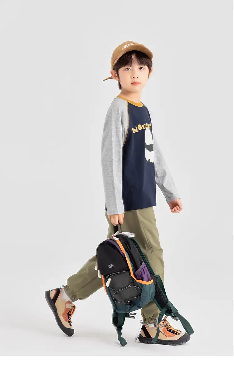 Boys Long Sleeve T-Shirt Panda Print 2026 Spring — feature 39