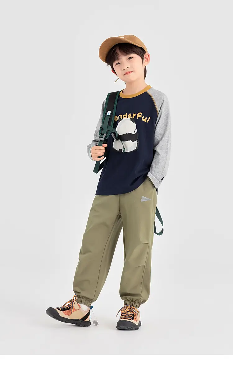 Boys Long Sleeve T-Shirt Panda Print 2026 Spring — feature 44
