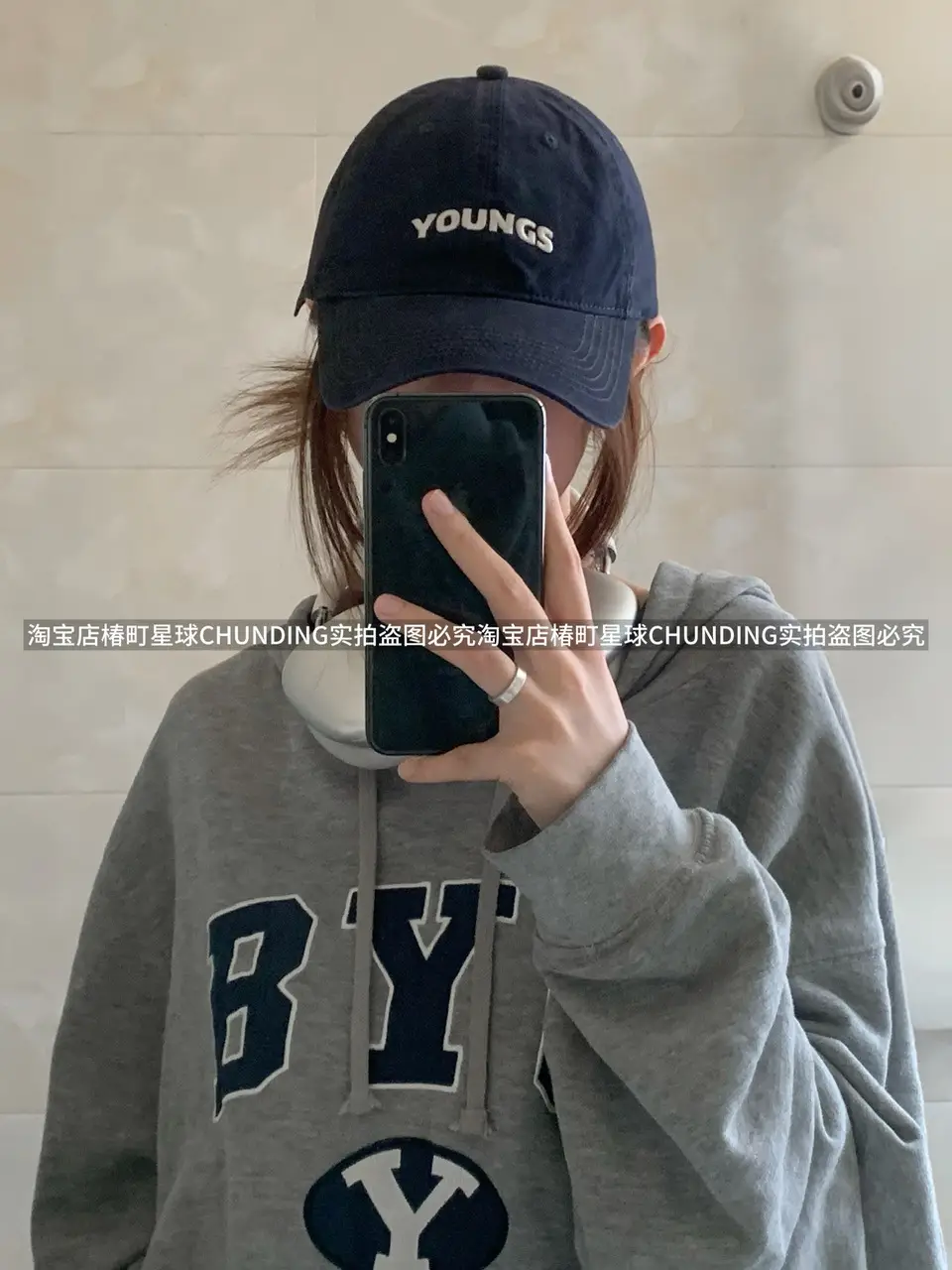 American Style Duckbill Cap with Letter Embroidery — feature 4