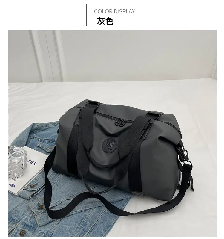 Lightweight Business Travel Bag Large Capacity Grey — feature 11