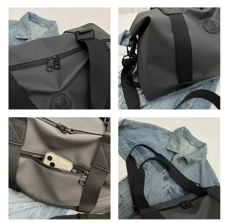 Lightweight Business Travel Bag Large Capacity Grey — feature 15