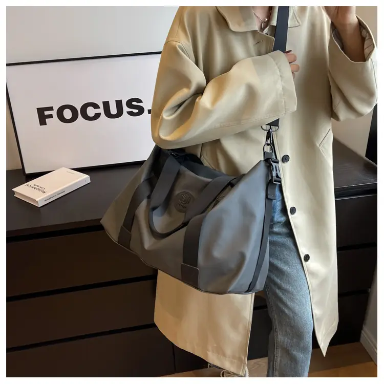 Lightweight Business Travel Bag Large Capacity Grey — feature 21