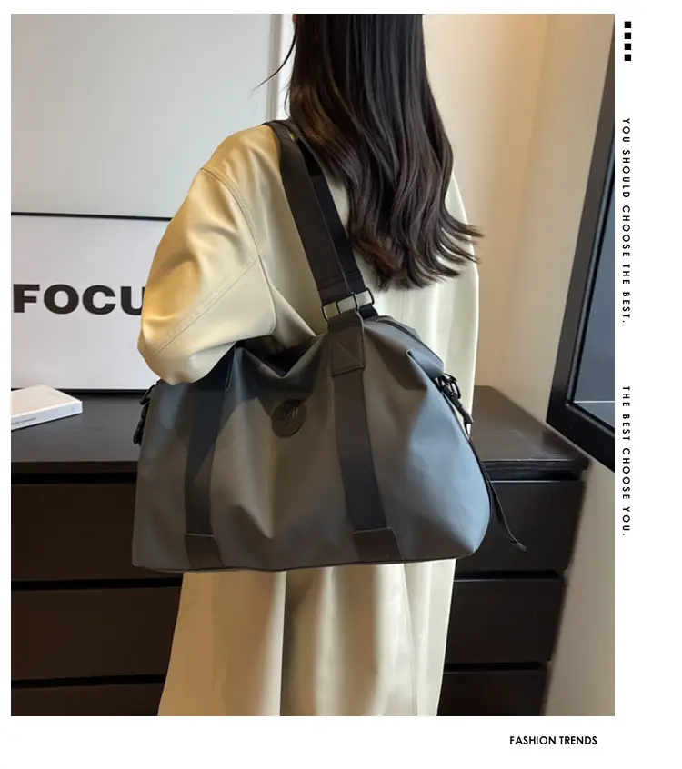 Lightweight Business Travel Bag Large Capacity Grey — feature 42