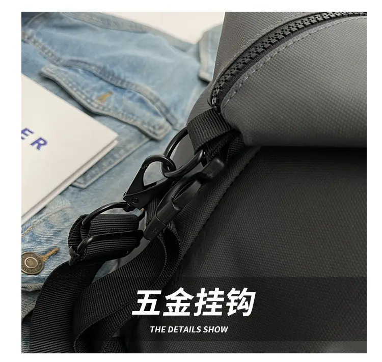 Lightweight Business Travel Bag Large Capacity Grey — feature 7