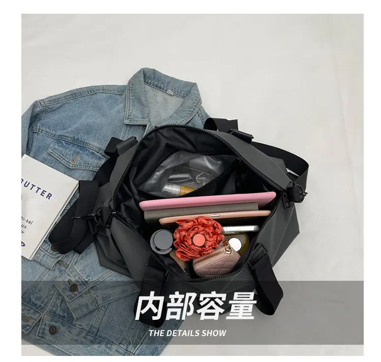 Lightweight Business Travel Bag Large Capacity Grey — feature 8