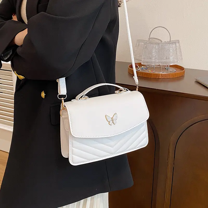Light Blue Bowknot Butterfly Crossbody Bag for Women - Image 8