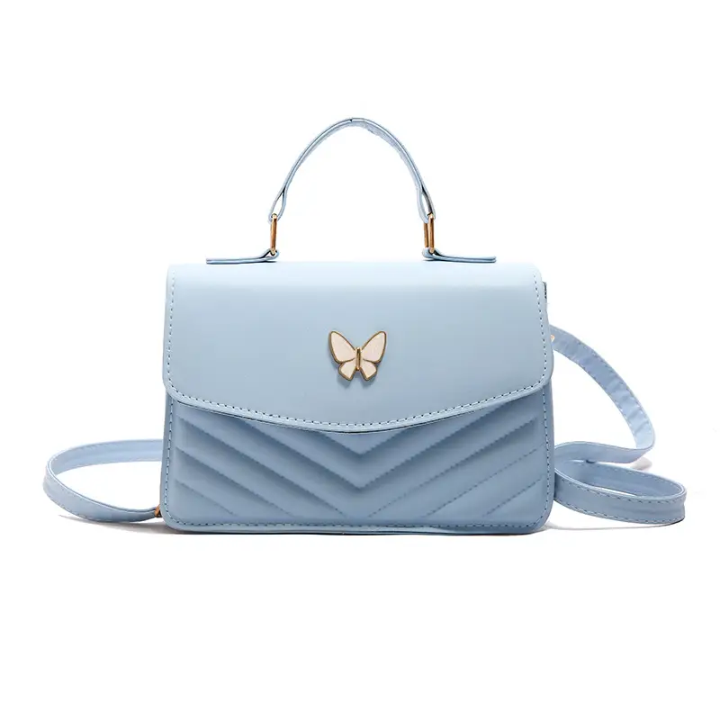 Light Blue Bowknot Butterfly Crossbody Bag for Women - Image 5