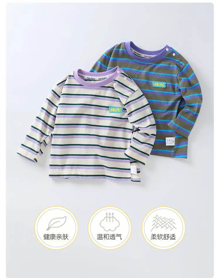10A级抗菌婴儿男女长袖衬衫 18% Cotton — feature 1