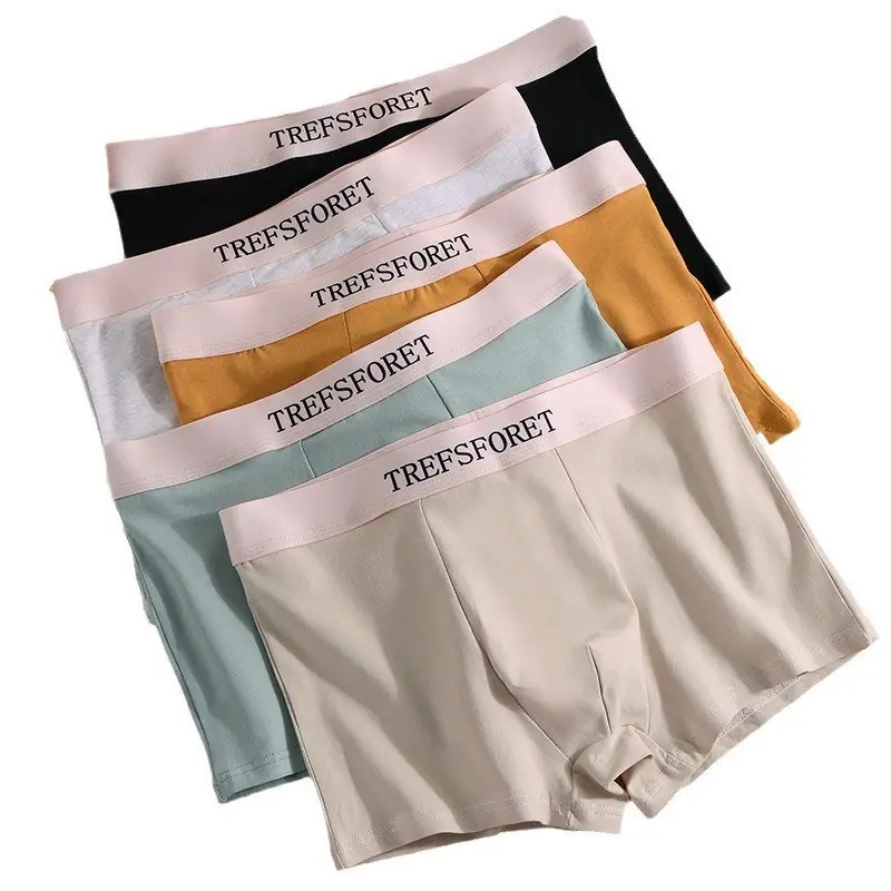 Men Cotton Antibacterial Light Blue Shorts Underwear - Image 11
