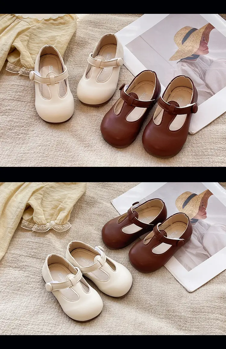 Spring and Autum Baby Girl Shoes 0-1-3 Years Old Princess Flats Baby Small Leather Shoes Non-Slip Soft Sole Toddler Shoes — feature 12