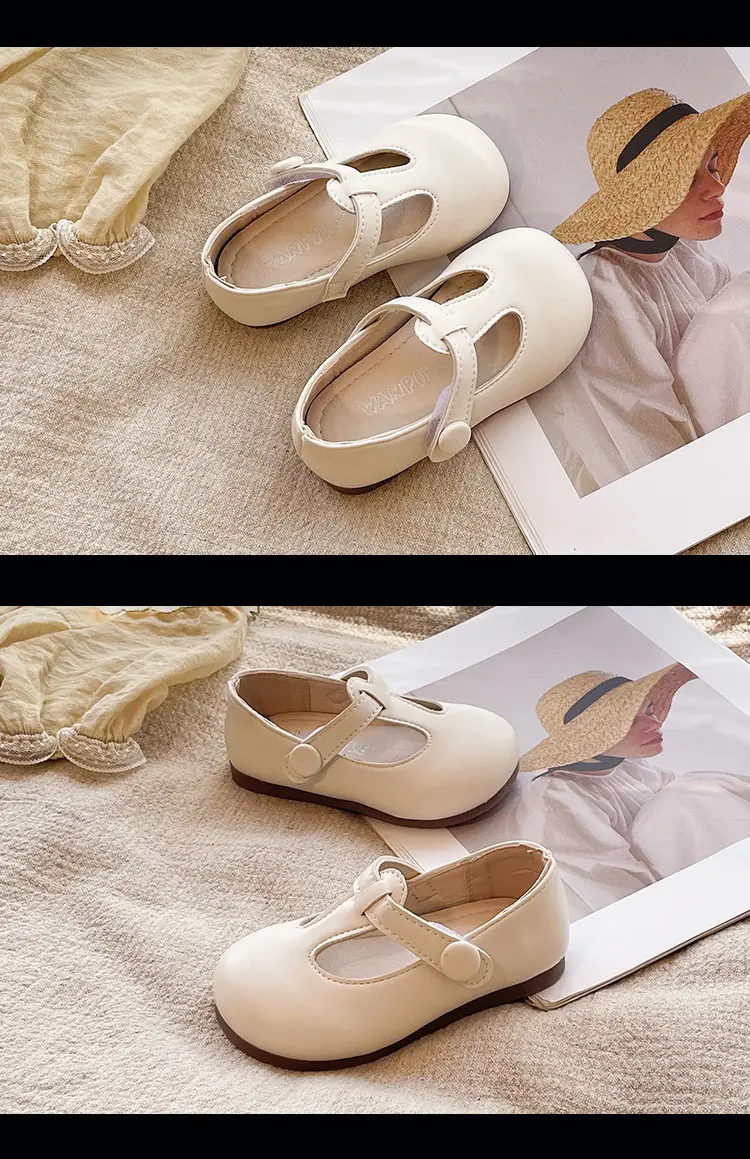 Spring and Autum Baby Girl Shoes 0-1-3 Years Old Princess Flats Baby Small Leather Shoes Non-Slip Soft Sole Toddler Shoes — feature 15