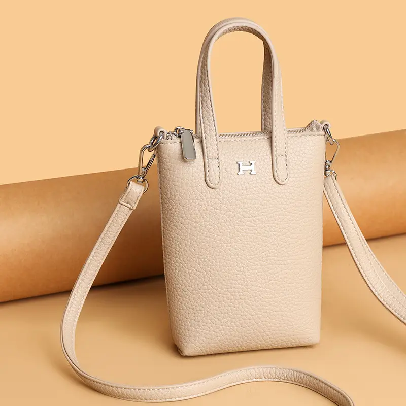 Black Crossbody Phone Coin Bag for Women