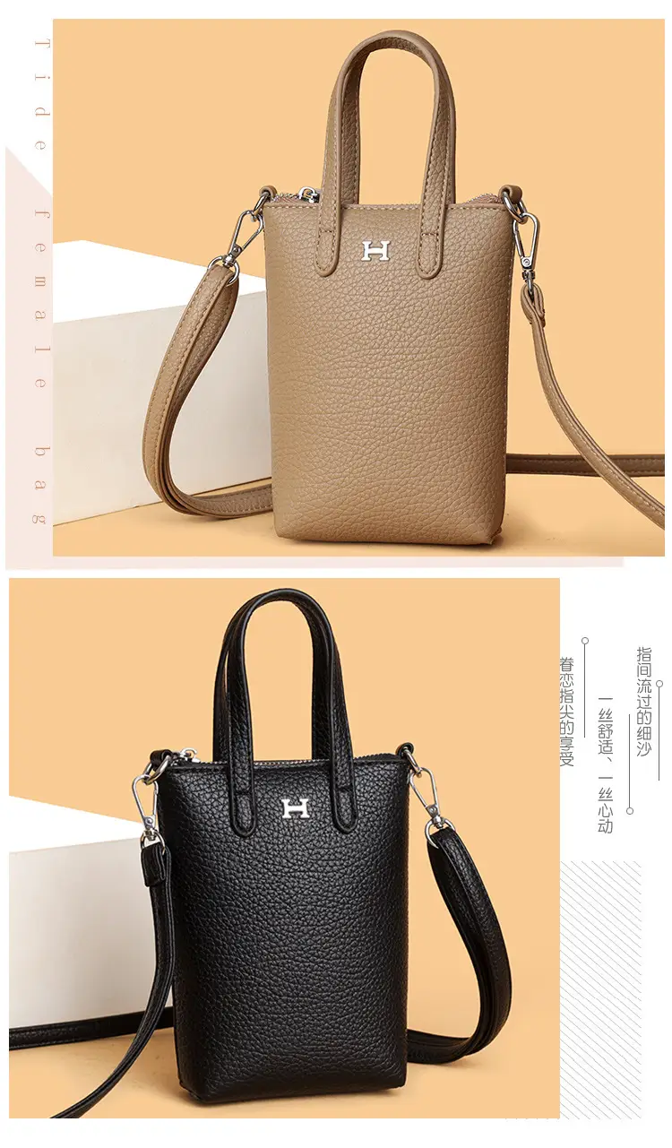 Black Crossbody Phone Coin Bag for Women — feature 12