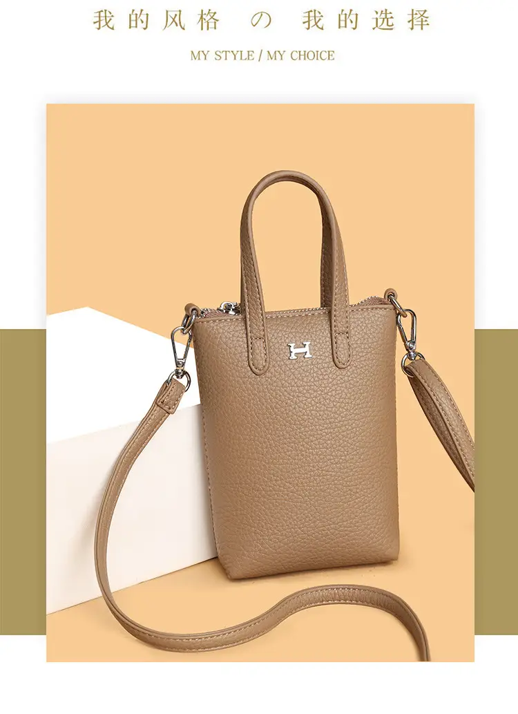 Black Crossbody Phone Coin Bag for Women — feature 5