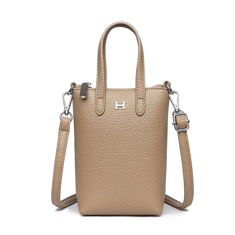 Black Crossbody Phone Coin Bag for Women