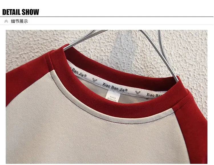 Boys Raglan Sleeve T-Shirt White Red 2025 — feature 12