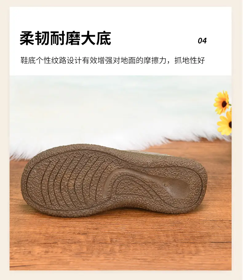Women's Cotton Shoes 2025 Winter New Flat Boots with Plush Lining, Thickened Slip-On Fashion Casual Snow Boots, Women's Short Boots — feature 7