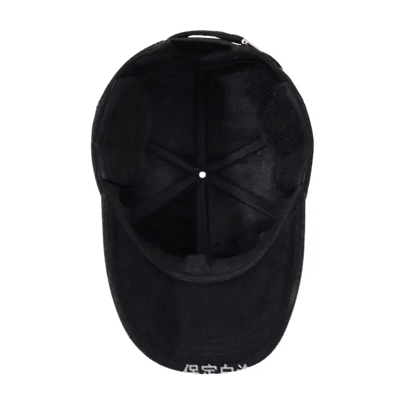 Black Men's Baseball Cap Sun Protection 300 - Image 6
