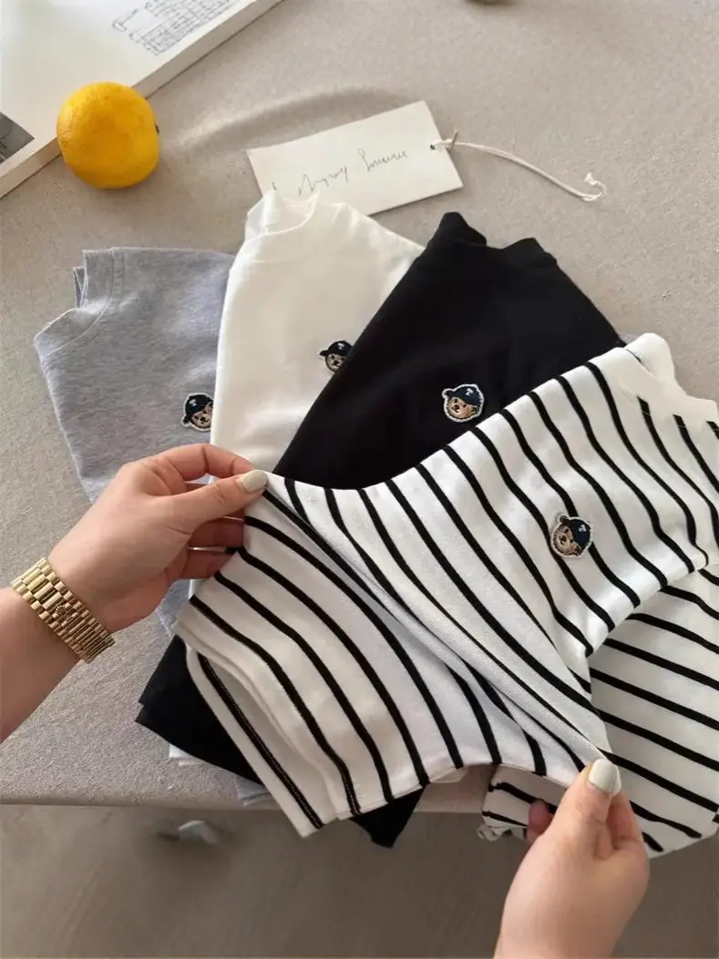 Boys Long Sleeve White T-Shirt 2026 Spring Autumn - Image 7
