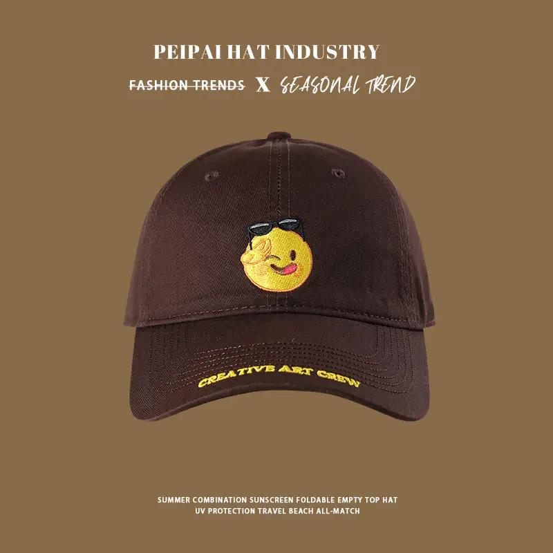 2025 Women's Smiling Face Cap White 65cm — feature 6