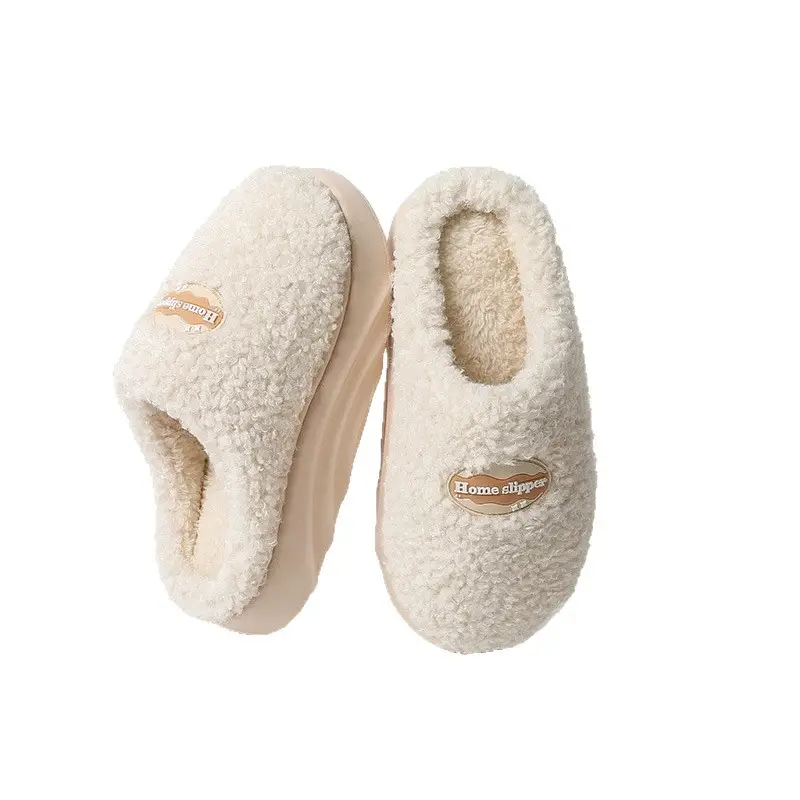 Cotton Slippers for Women 2025 New Autumn and Winter Indoor Home Non-Slip Silent Plush Warm Home Furry Slippers for Women - Image 10