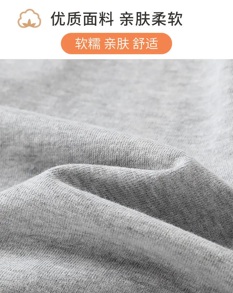 Baby Long Sleeve T-Shirt Grey with Bear Embroidery — feature 2