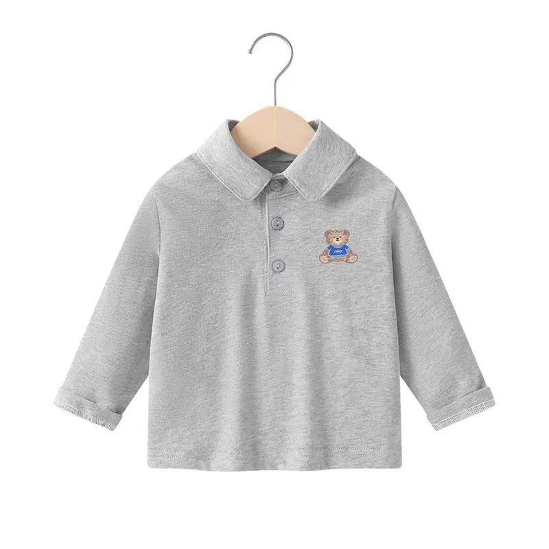 White Long-Sleeve Baby T-Shirt Autumn Spring Fall - Image 8