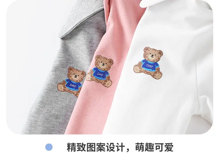 White Long-Sleeve Baby T-Shirt Autumn Spring Fall — feature 11