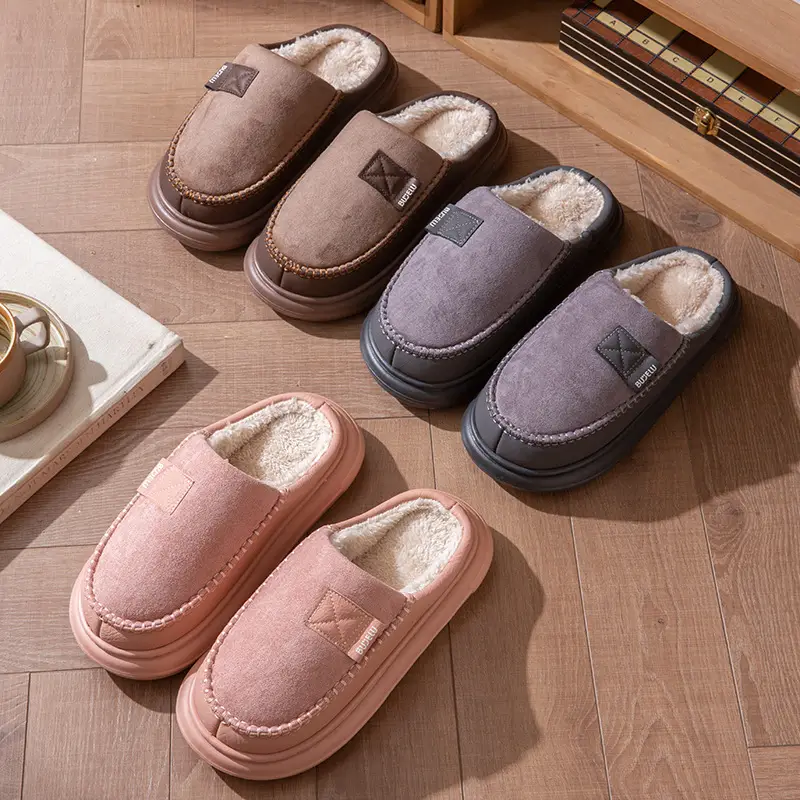 Men Winter Slipper Grey Soft Non-Slip 2025 - Image 6