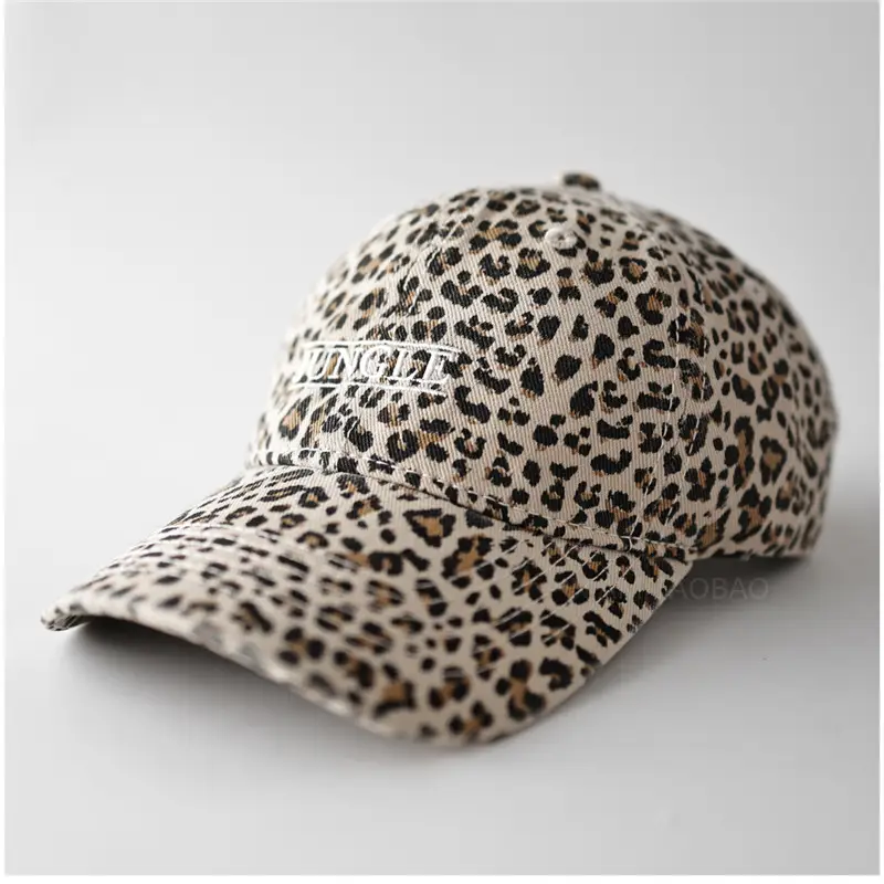 Leopard Print Baseball Cap for Men Women Duckbill Style - Image 10