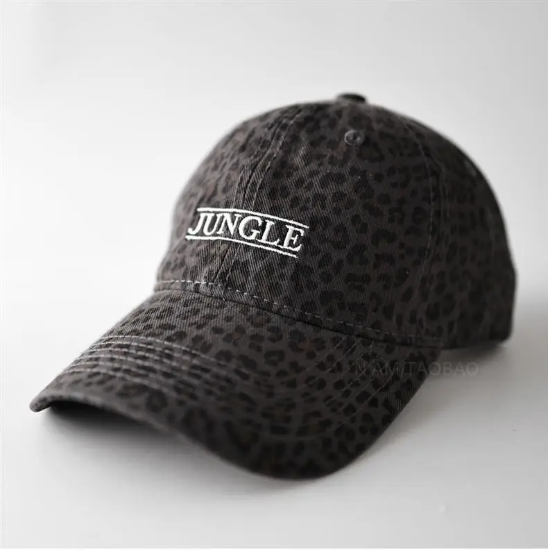 Leopard Print Baseball Cap for Men Women Duckbill Style — feature 1