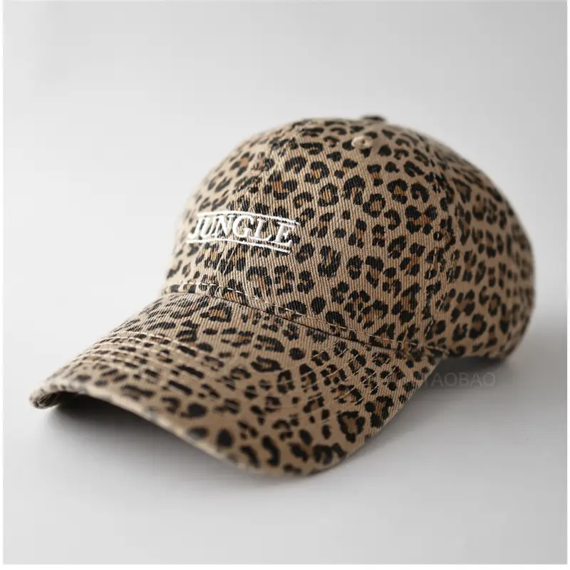 Leopard Print Baseball Cap for Men Women Duckbill Style - Image 5