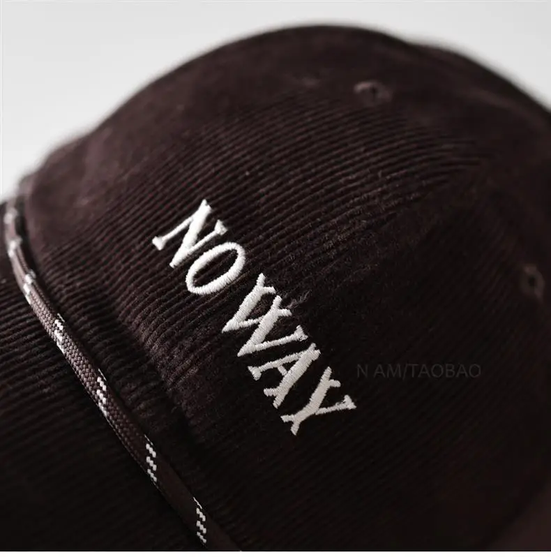 Nora Way Embroidered Baseball Cap Navy Blue Unisex — feature 11
