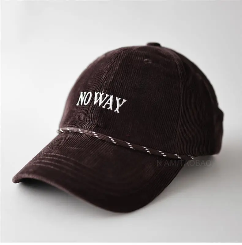 Nora Way Embroidered Baseball Cap Navy Blue Unisex — feature 2