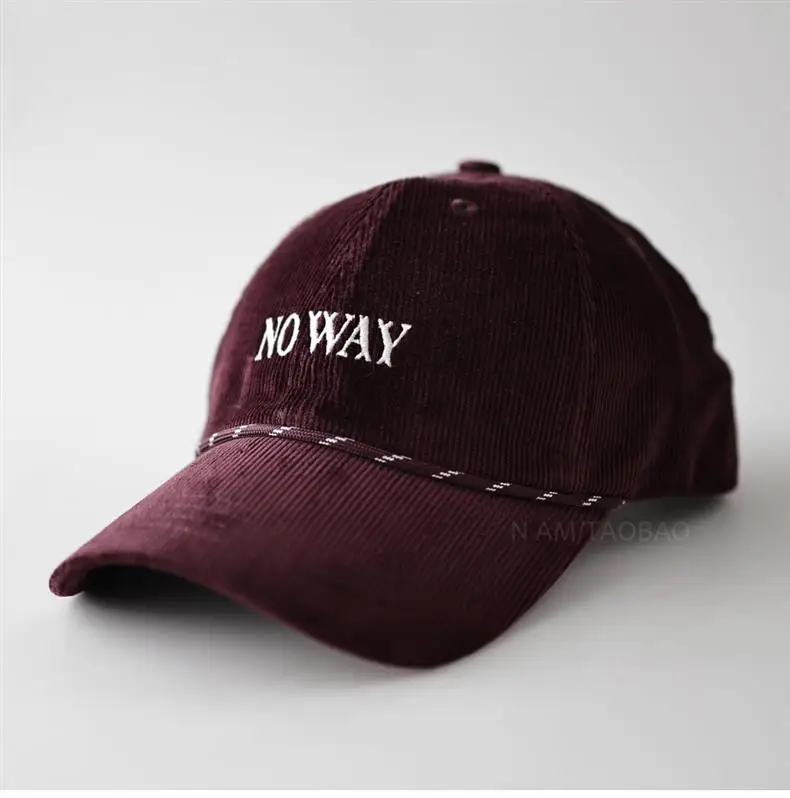 Nora Way Embroidered Baseball Cap Navy Blue Unisex — feature 3