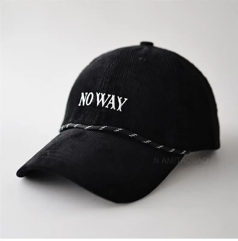 Nora Way Embroidered Baseball Cap Navy Blue Unisex — feature 4