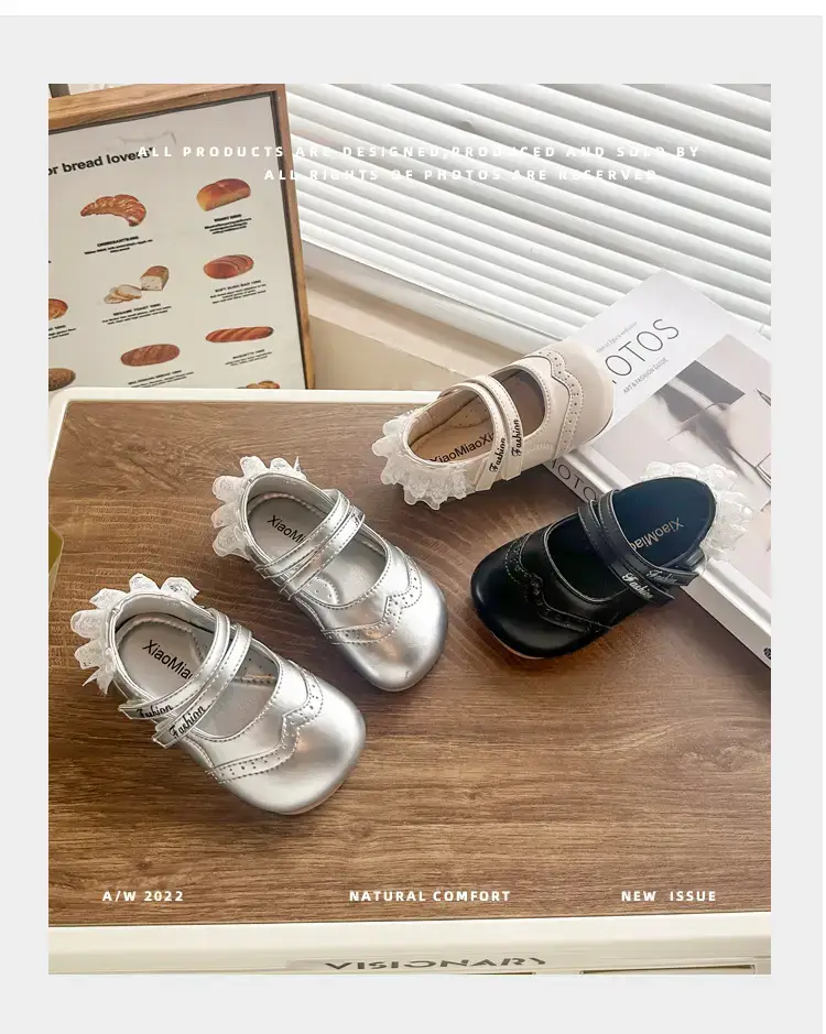 Girls Silver Rhinestone Flat Shoes 2025 — feature 1