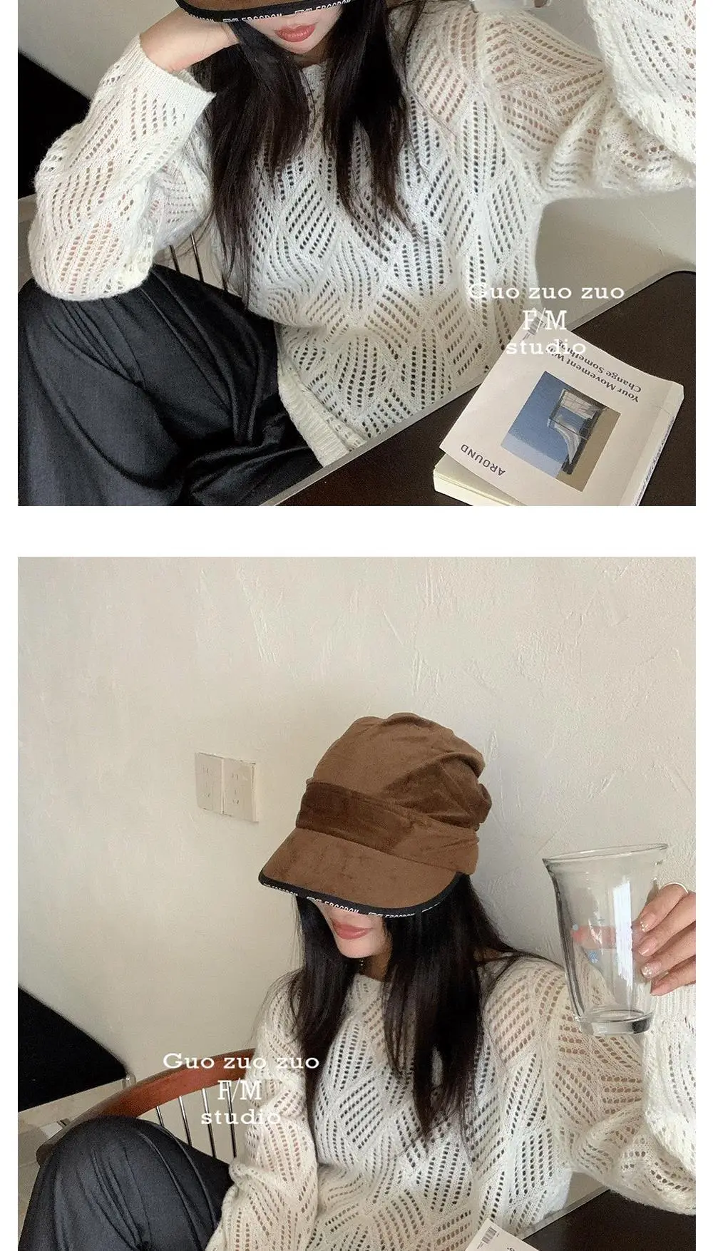 Korean Style Wide Bristle Cap with Strap for Men Women — feature 2
