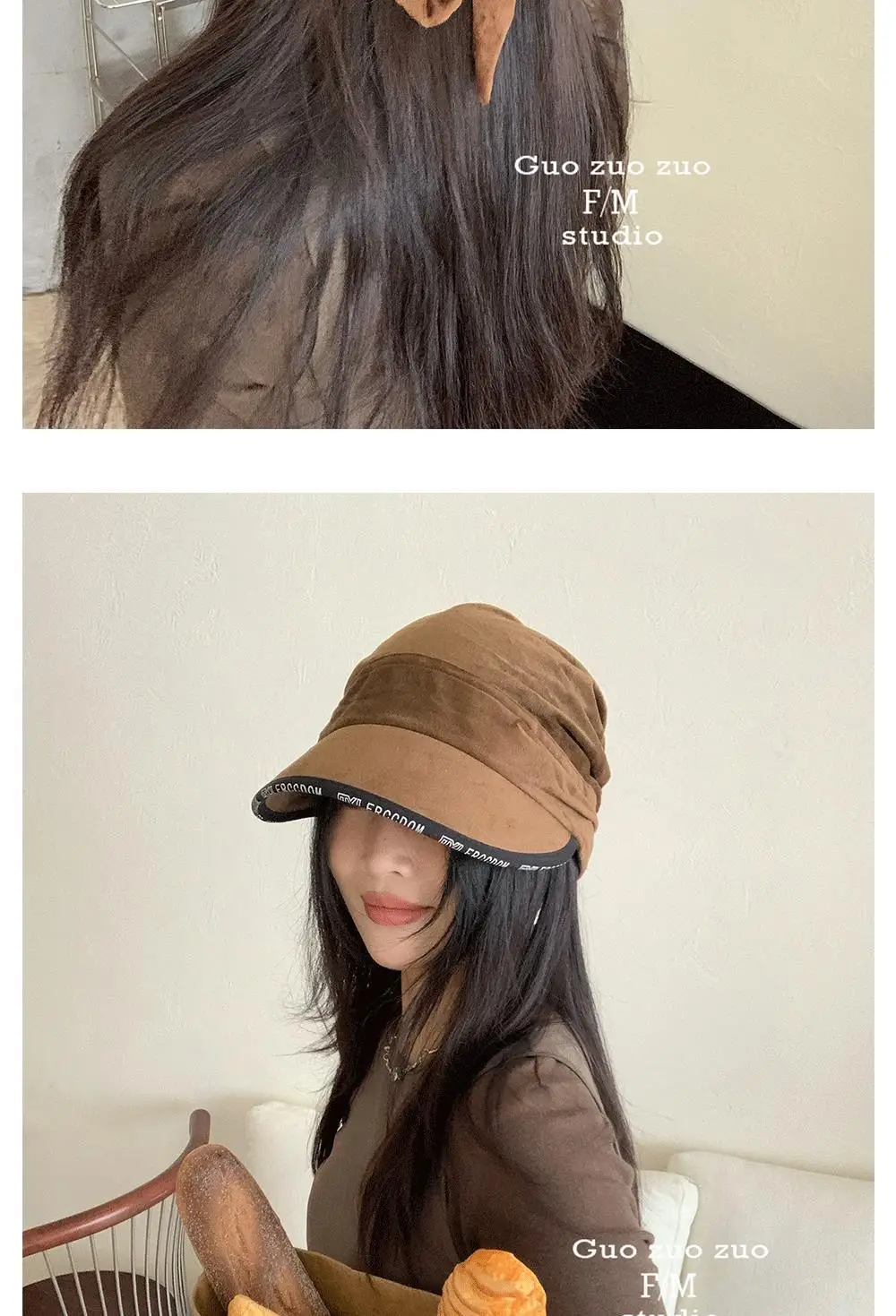 Korean Style Wide Bristle Cap with Strap for Men Women — feature 8