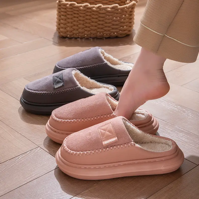 Men Winter Slipper Grey Soft Non-Slip 2025 - Image 5