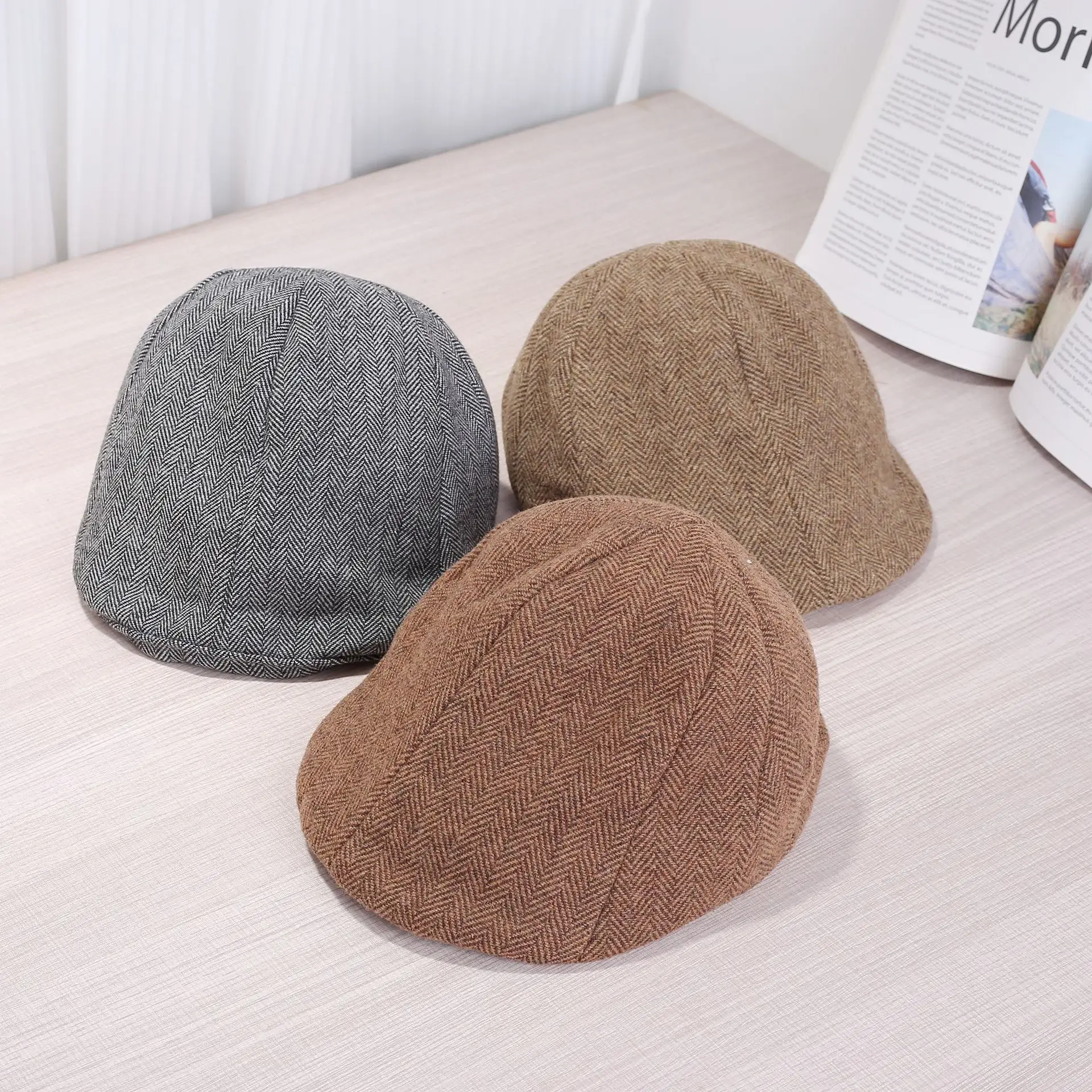 Men's Gray Duckbill Cap European American Style - Image 6