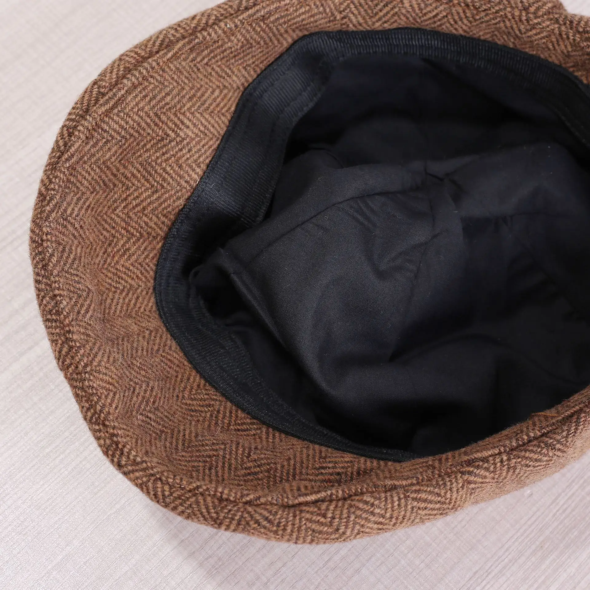 Men's Gray Duckbill Cap European American Style — feature 9