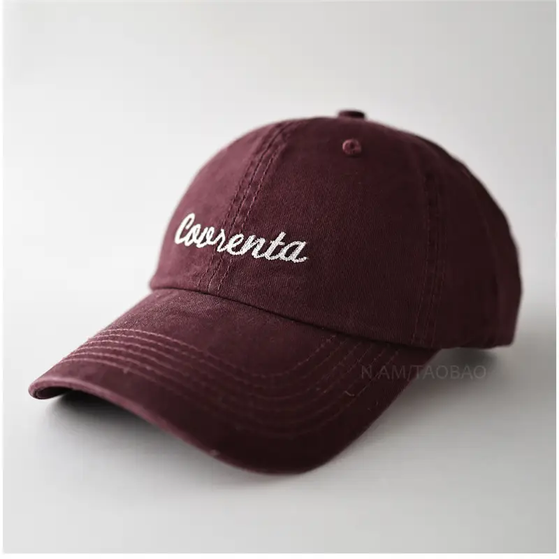 Pink Embroidered Unisex Baseball Cap Sunshade - Image 4