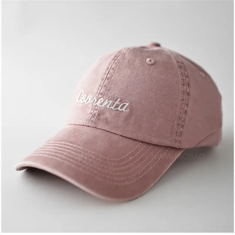 Pink Embroidered Unisex Baseball Cap Sunshade - Image 6