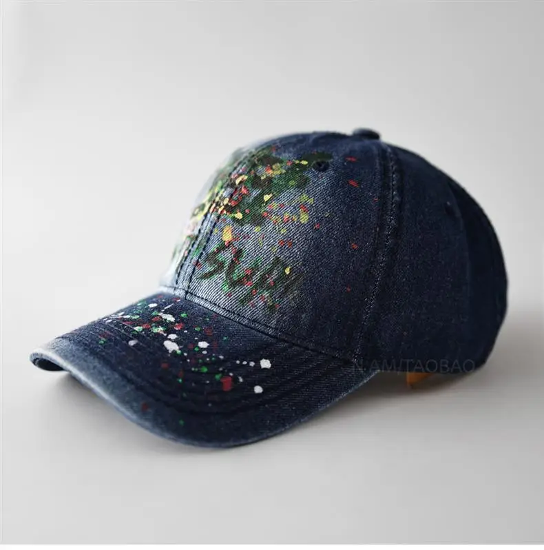 Unique Graffiti Baseball Cap Unisex Sunshade Duckbill Cap — feature 10