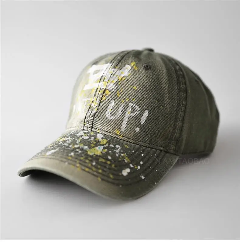 Unique Graffiti Baseball Cap Unisex Sunshade Duckbill Cap — feature 12