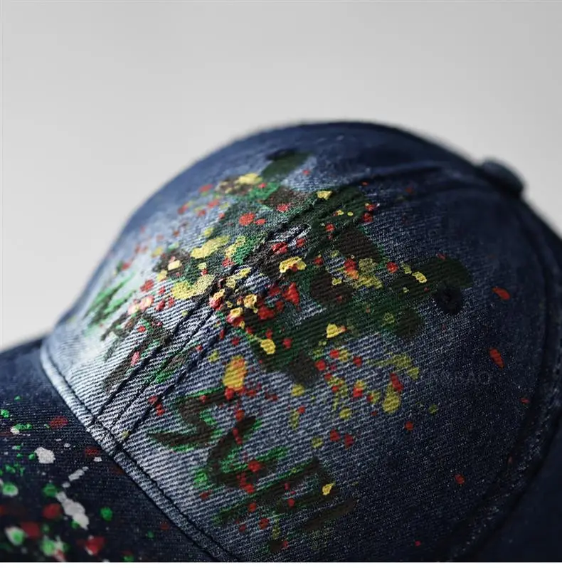 Unique Graffiti Baseball Cap Unisex Sunshade Duckbill Cap — feature 15