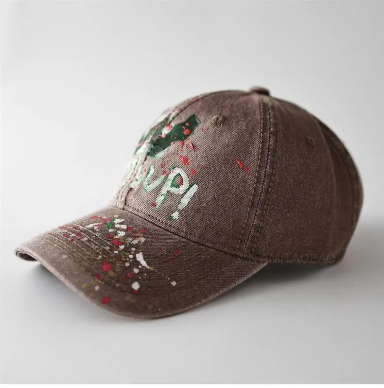 Unique Graffiti Baseball Cap Unisex Sunshade Duckbill Cap — feature 2